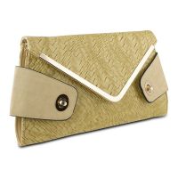 Mad Style Owl Envelope Clutch, Beige