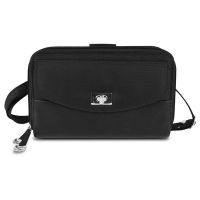 Travelon SafeID Accent Double Zip Clutch Wallet, Black