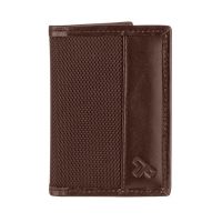 Travelon Hack-Proof RFID Blocking Bifold Card Holder Slim Wallet Brown